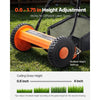VEVOR Push Reel Lawn Mower 14 inch, 5 Blades Manual Push Mower No Motor, 0.6-1.75 in Adjustable Cutting Height, Walk-Behind Lawn Mowers with Grass Catcher Bag for Green Lawns, Driveways, Courtyards