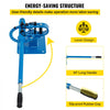 VEVOR YP-9 Manual Bender, Soild Round Square Bar Metal Bender with 7 Bending Dies, Metal Rod Bar Bender Bending Tool for Construction Site Auto Repair