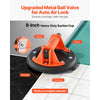 VEVOR Vacuum Suction Cup, 8-Inch Vacuum Glass Lifter with ABS Handle, 400 lbs Max Lifting Capacity Tile Suction Cup Tool with Carrying Case for Lifting Large Tile, Granite, Drywall, Windows (1-Pack)