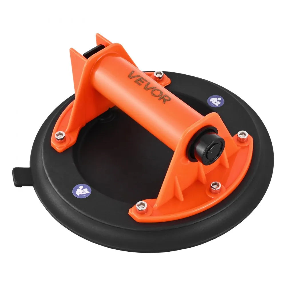 VEVOR Vacuum Suction Cup, 8-Inch Vacuum Glass Lifter with ABS Handle, 400 lbs Max Lifting Capacity Tile Suction Cup Tool with Carrying Case for Lifting Large Tile, Granite, Drywall, Windows (2-Pack)