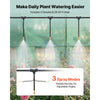 VEVOR Walk-in Tunnel Greenhouse, 10 x 7 x 7 ft Hoop House Greenhouse Tunnel, Plant Hot House with 4 Nozzles, 26.25 ft Hose, Steel Frame, PE Cover, Roll-up Zipper Door and 6 Windows for Outdoors, Green