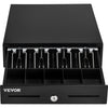 VEVOR Cash Register Drawer, 13\" 2 Unlocking Ways, Fully Removable Design with 4 Bill 5 Coin Cash Tray, 2 Keys Included, Compact Size Cash Registers for Supermarket, Bar, Coffee Shop, Restaurant