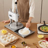 VEVOR Manual Pizza Dough Press Machine, 9.5 inch Pizza Pastry Press Plate, Stainless Steel Bread Presser, Commercial Chapati Sheet Crust Maker, Forming Machine with Handle and 100 Pcs Parchment Paper