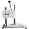 VEVOR Manual Pizza Dough Press Machine, 9.5 inch Pizza Pastry Press Plate, Stainless Steel Bread Presser, Commercial Chapati Sheet Crust Maker, Forming Machine with Handle and 100 Pcs Parchment Paper