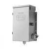 VEVOR Manual Transfer Switch, 30-Amp 6-Circuit, Prewired Generator Transfer Switch Kit with NEMA L14-30P Power Inlet Box, Double-Throw Switch, NEMA 3R, Mechanical Watt Meter, for 7500W Generators