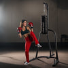 VEVOR Punching Bag Stand, Steel Heavy Duty Workout Equipment, Boxing Punching Bag Stand, Holds Up to 140 lbs, Freestanding Sandbag Rack with Weighted Base, Training Equipment for Home Gym Fitness