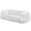 VEVOR Plastic Couch Cover, 4 Mil Thickened Sofa Cover for Moving, Heavy-Duty Clear Couch Cover with Wide Opening Design, Wear-Resistant & Waterproof Plastic Shield Covers for Couch, 92 x 62 x 42 inch