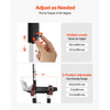VEVOR Drywall Stilts, 19.1–31.1 in Adjustable Aluminum Painter Stilts, 228 lbs Load Capacity, Non-Slip Rubber Feet, Dual Spring Shock Absorption, Comfortable Leg Straps for Painting, Decoration, Black