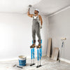 VEVOR Drywall Stilts, 24.2–40.3 Inch Adjustable Aluminum Painter Stilts, 228 lbs Load Capacity, Non-Slip Rubber Feet, Dual Spring Shock Absorption, Comfortable Leg Straps for Painting, Decoration,Blue