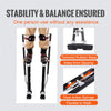 VEVOR Drywall Stilts, 24''-40'' Adjustable Aluminum Tool Stilts with Protective Knee Pads, Durable and Non-slip Work Stilts for Sheetrock Painting, Walking, Taping, Black