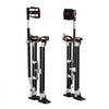 VEVOR Drywall Stilts, 24''-40'' Adjustable Aluminum Tool Stilts with Protective Knee Pads, Durable and Non-slip Work Stilts for Sheetrock Painting, Walking, Taping, Black