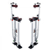 VEVOR Drywall Stilts, 24''-40'' Adjustable Aluminum Tool Stilts with Protective Knee Pads, Durable and Non-slip Work Stilts for Sheetrock Painting, Walking, Taping, Silver