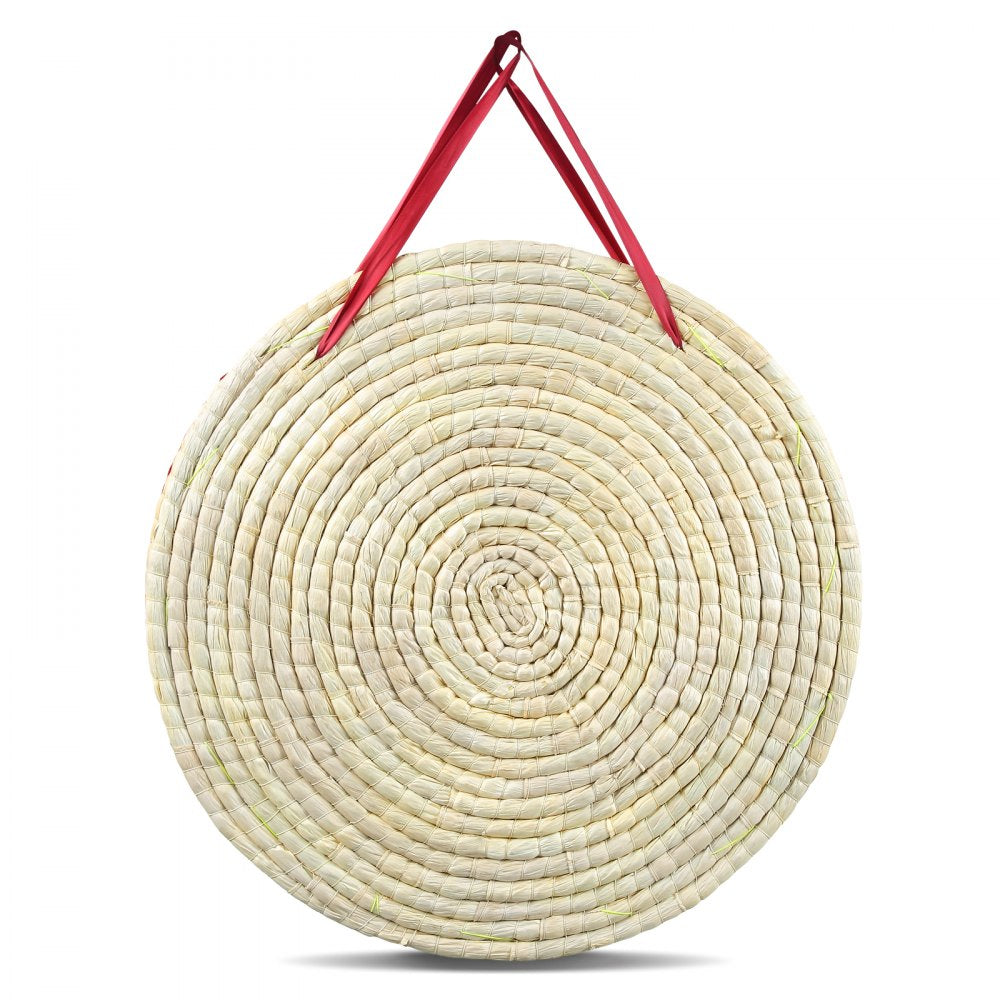 VEVOR Archery Target, 3 Layers 20" Arrow Target, Traditional Solid Straw Round Archery Target Shooting Bow, Hand-Made Arrows Target, Coloured Rope Target for Backyard Outdoor Hunting Shooting Practice