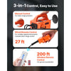 VEVOR 3-in-1 Electric Hoist Winch, 1100 lbs Capacity, 1500W Portable Electric Power Winch, 25 ft Lifting Height, 16.4 ft/min with Manual, Wired & Wireless Remote Control for Factory, Warehouss, Garage