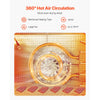 VEVOR Food Dehydrator Machine, 8 Stainless Steel Trays, 400W Electric Food Dryer with Adjustable Temperature & 24-Hour Timer, Heated Dryer for Jerky, Meat, Fruit, Vegetables, Herbs, Dog Treats
