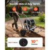 VEVOR Water Hose Reel Cart, 200/300ft High-Pressure Garden Hose Cart, Hoses Reel Carts with Two Wheels, Handle & Heavy-Duty Mesh Storage Basket, Dual-Purpose Portable Hoses Reels for Garden, Car, Pet