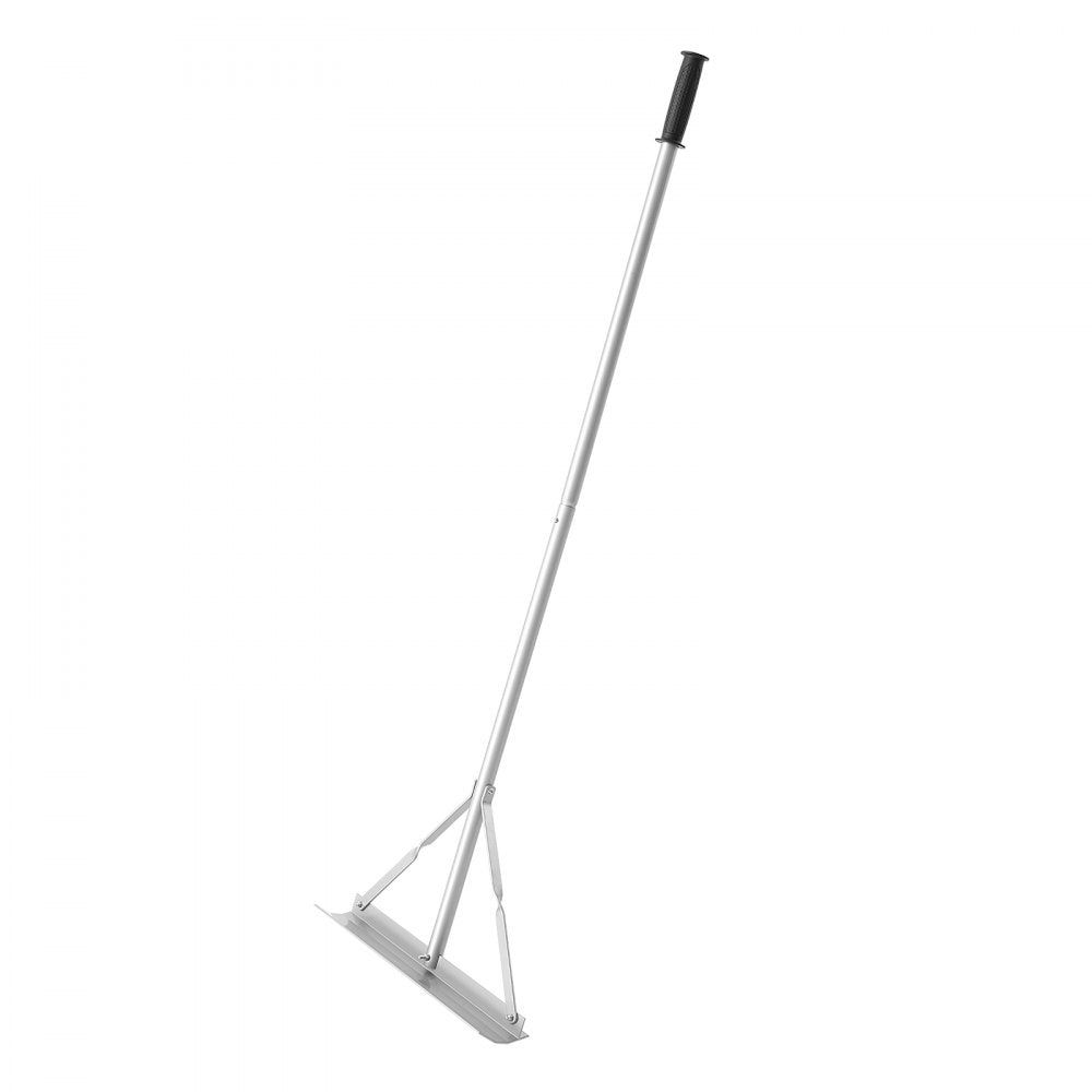 VEVOR Landscape Rake, 60 inch Handle 20 inch Wide Head, Large Heavy Duty Aluminum Landscaping Level, Asphalt Rake Tool for Asphalt & Land Leveling, Concrete Paving, Sand Flattening, No Teeth