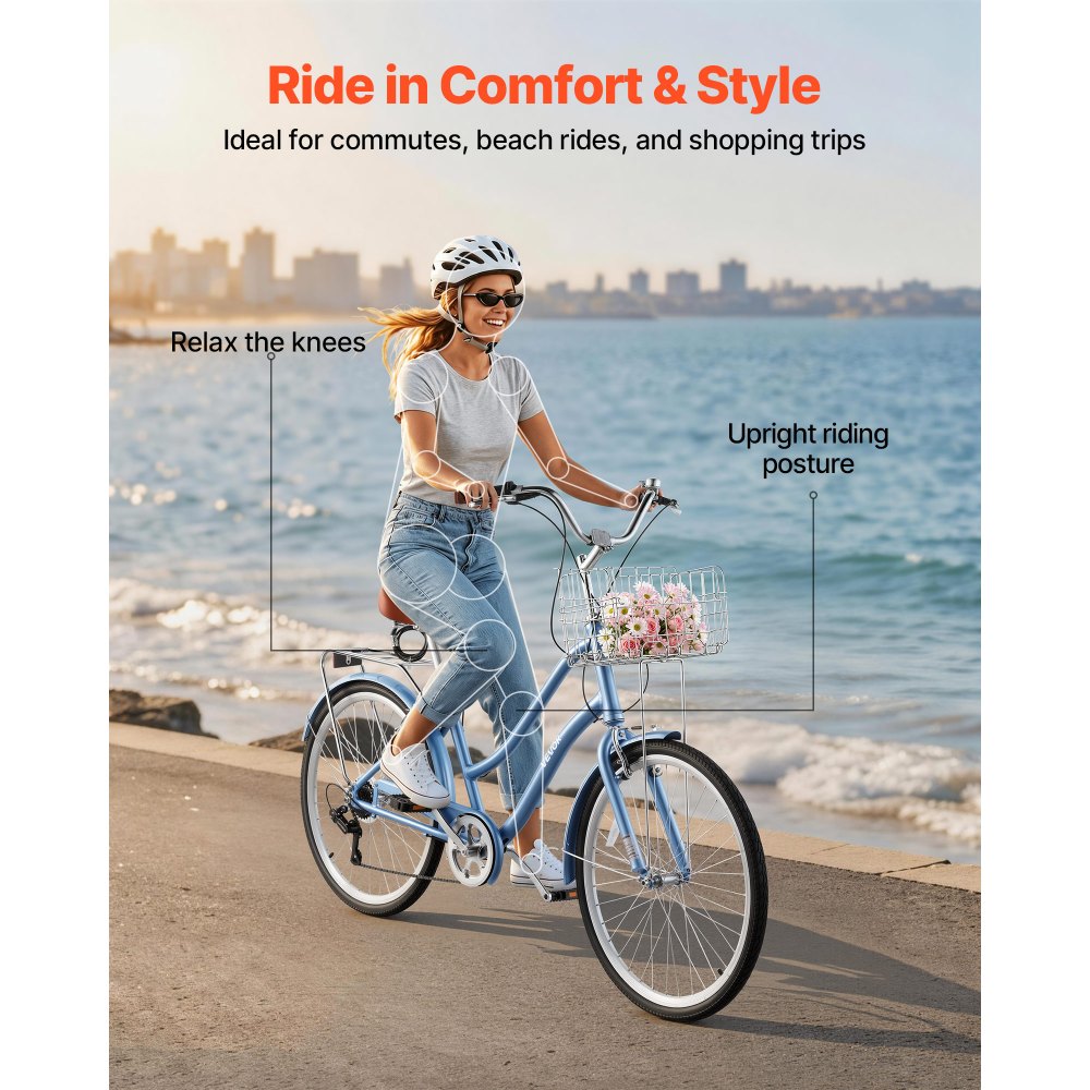 Vevor Cruiser Bike Women's 26
