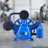 VEVOR Air Compressor Pump Head, 5HP 14.9CFM, 3-Cylinder Oil Lubricated Air Compressor Pump Head, Dual Stage Cast Iron Replacement Head with Max 175PSI Pressure for Woodworking Auto Repair