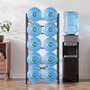 VEVOR Water Jug Holder, 5 Tiers Double Rows 3 and 5 Gallon Water Bottle Holder for 10 Bottles, Heavy Duty Jug Rack Organizer with Handles, Easy Assembly, for Kitchen, Office, Living Room, Black