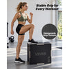 VEVOR 3-in-1 Wooden Plyo Box, 16/20/24-Inch, Non-Slip Plyometric Jump Boxes, for Home Gym, Step-Up Training Exercise Platform with Smooth Edges, Built-In Handles, Pre-Drilled Holes & Stable Support