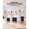 VEVOR 3-in-1 High-Density Foam Plyo Box 20/24/30-Inch Plyometric Jump Boxes, for Home Gym, Non-Slip Step-Up Training Exercise Platform with Impact Cushioning, PVC Mesh, Rounded Edges, Stable Support