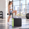 VEVOR 3-in-1 Rebonded Foam Plyo Box, 20/24/30-Inch, Plyometric Jump Boxes, for Home Gym, Non-Slip Step-Up Training Exercise Platform with Impact Cushioning, PVC Mesh, Shape Retention & Stable Support
