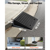 VEVOR Driveway Curb Ramp, 7000 lbs Load Capacity, 7 Inches Rise Height Heavy Duty Curbside Bridge Ramp with Drainage Tank for Wheelchairs, Strollers, Motorcycles, Cars, Lawn Mowers & Trailers, 2 Pack