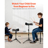 VEVOR Electric Drum Set, 9 Pads, Roll-up Drum Practice Pad, Electronic Drumset with Headphone Jack, Stand, Double Pedals, Light Up Drum Sticks, Built-in Dual Speakers, Instrument Toy for Kids Ages 3+
