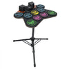 VEVOR Electric Drum Set, 9 Pads, Roll-up Drum Practice Pad, Electronic Drumset with Headphone Jack, Stand, Double Pedals, Light Up Drum Sticks, Built-in Dual Speakers, Instrument Toy for Kids Ages 3+