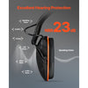 VEVOR Safety Earmuffs, Electronic Ear Muffs with 5.3 Bluetooth Technology and Sound Amplification, Noise Reduction Headphone NRR23dB, Hearing Protection Earmuffs for Shooting, Lawn Mowing and Work
