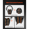 VEVOR Safety Earmuffs, Electronic Ear Muffs with 5.3 Bluetooth Technology and Sound Amplification, Noise Reduction Headphone NRR23dB, Hearing Protection Earmuffs for Shooting, Lawn Mowing and Work