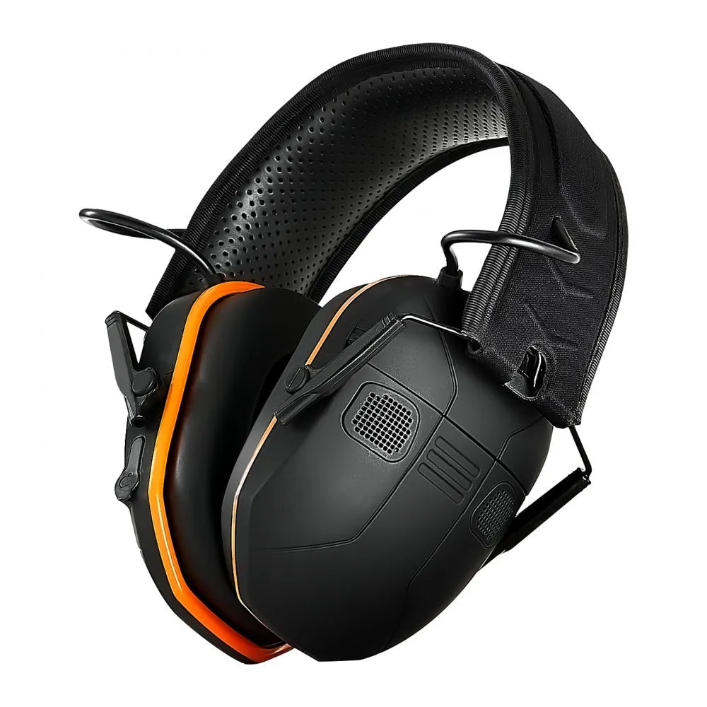 VEVOR Safety Earmuffs, Electronic Ear Muffs with 5.3 Bluetooth Technology and Sound Amplification, Noise Reduction Headphone NRR23dB, Hearing Protection Earmuffs for Shooting, Lawn Mowing and Work