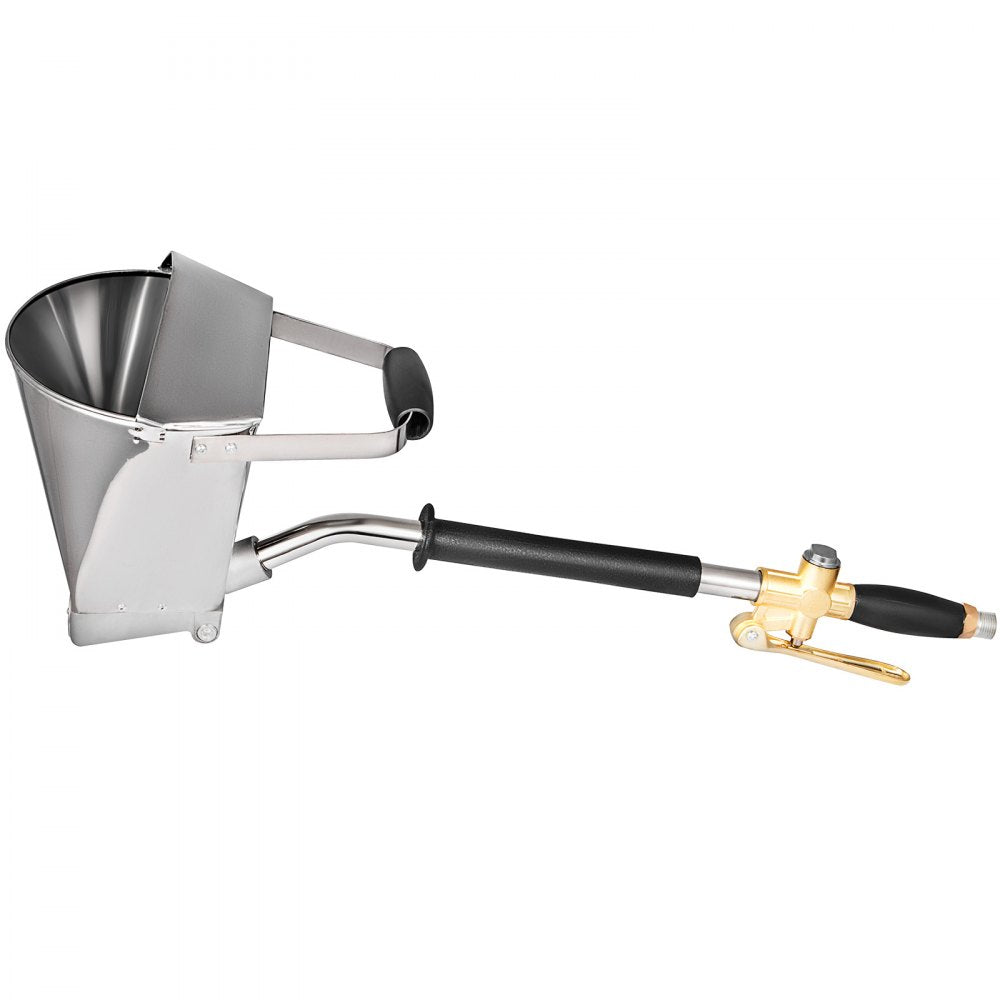 VEVOR 4 Jet Cement Mortar Sprayer Stucco Spray Gun Pneumatic Cement Mortar Gun Concrete Cement Sprayer with Cover for Wall Ceiling Roof Painting Concrete Tool 80cm