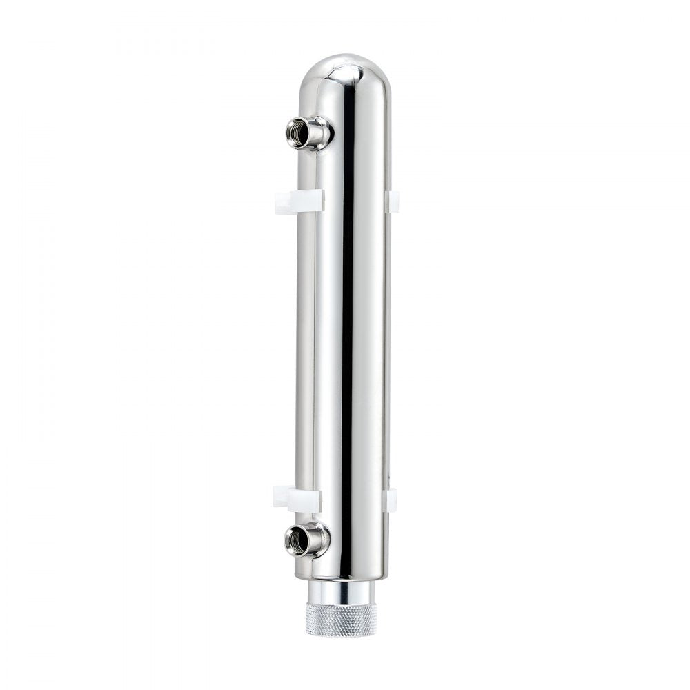 VEVOR UV Water Purifier, 12W 1GPM, 110V Versatile Ultraviolet Water Purifier Filter with Stainless Steel Housing, Whole House UV Water Filter with Quartz Sleeve Fit for Shower/Drinking/Cleaning