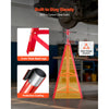 VEVOR Under Hoist Tripod Stand, 2 Ton (4409 lbs) Capacity High Lift Jack Stand Reach Underhoist Support, Lifting from 47.24" to 84.65", 4-Level Adjustable Height, Heavy Duty Carbon Steel for Car Lift