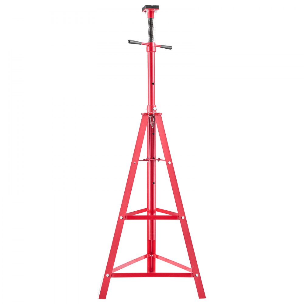 VEVOR Under Hoist Tripod Stand, 2 Ton (4409 lbs) Capacity High Lift Jack Stand Reach Underhoist Support, Lifting from 47.24" to 84.65", 4-Level Adjustable Height, Heavy Duty Carbon Steel for Car Lift