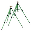 VEVOR Impact Sprinkler on Tripod Base, 2 Packs, Heavy Duty Tripod Sprinklers with Brass Head & 3/4"NH Connector, 360 Degree Large Area Irrigation Sprinkler, Adjustable Heights Sprinkler for Yard