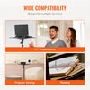 VEVOR Projector Stand, Laptop Stand Tripod Adjustable Height from 26.97 to 63 in, Portable Projector Tripod Stand with Tray & Gooseneck Phone Holder, for Outdoor Movies, Home, Office, Stage or Studio