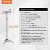 VEVOR Projector Stand, Laptop Stand Tripod Adjustable Height from 26.97 to 63 in, Portable Projector Tripod Stand with Tray & Gooseneck Phone Holder, for Outdoor Movies, Home, Office, Stage or Studio