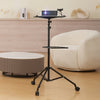 VEVOR Projector Stand with Wheels, Laptop Stand Tripod Adjustable Height from 31.3 to 67.3", Projector Tripod Stand with 2 Trays & Gooseneck Phone Holder, for Outdoor Movies, Home, Office or Studio