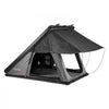 VEVOR Rooftop Tent Hard Shell, 2-3 Person Aluminum Roof Top Tent Hardshell with Tri-Color LED Light & Thick Mattress, Waterproof Windproof Overland Camping Car Roof Rack Suitable for Jeep SUV Pickup