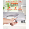 VEVOR Raised Toilet Seat with Arms, 400 lbs Load Capacity, Adjustable Height and Width, Commode Cushion Padded Elevated Toilet Seat Riser with Handles for Seniors, Elderly, Handicap, Disabled, Adults