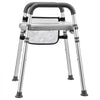 VEVOR Raised Toilet Seat with Handles 350 lb Handicap Elevated Toilet Riser, for Seniors, Elderly & Disabled, Adjustable Height & Width, Soft Cushion Padded, Fits Round, Elongated & V-Shaped Commode