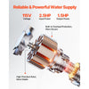 VEVOR Deep Well Submersible Pump, 1.5 HP Output Power, 115V, 31.7 GPM Flow 276 ft Head, with 32.81 ft Cord, Stainless Steel Water Pump, for Industrial, Irrigation, and Home Use, IP68 Waterproof Grade