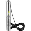 VEVOR Deep Well Submersible Pump, 1HP 230V/60Hz, 37gpm Flow 207ft Head, with 33ft Electric Cord, 4\" Stainless Steel Water Pump for Industrial, Irrigation&Home Use, IP68 Waterproof Grade