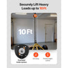 VEVOR Hand Chain Hoist, 1/2 Ton 1100 lbs Capacity, Manual Chain Block with Upgrade G80 Galvanized Chain, 10 ft Lifting Height, Heavy Duty Pulley Hoist for Garage Warehouse Automotive Machinery, Orange