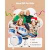 VEVOR Kids Drum Set, 3-Piece 14 in Junior Drum Sets, Beginner Drums Set with Adjustable Throne, Cymbal & Two Pairs of Drumsticks, Musical Learning Drums Instruments Kit, for Children Ages 6-13 (Blue)