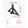 VEVOR 3 Point Hitch Receiver with 2 in Receiver, 3pt Quick Hitch Attachment, 3,000 lbs Capacity, Heavy Duty Tractor Tow Drawbar Adapter, Compatible with Kubota, Mahindra, John Deere, Massey Ferguson