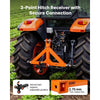 VEVOR 3 Point Trailer Hitch with 2" Receiver, 3 Pt Quick Hitch Attachment with 3 Trailer Balls, Tractor Tow Drawbar Adapter for Category 1, Kubota, Mahindra, Ford, Yanmar, John Deere, Massey Ferguson